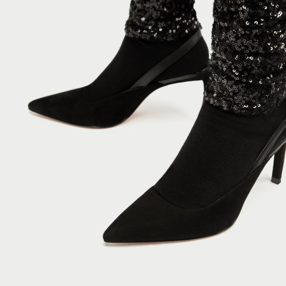 Zara Black Heels